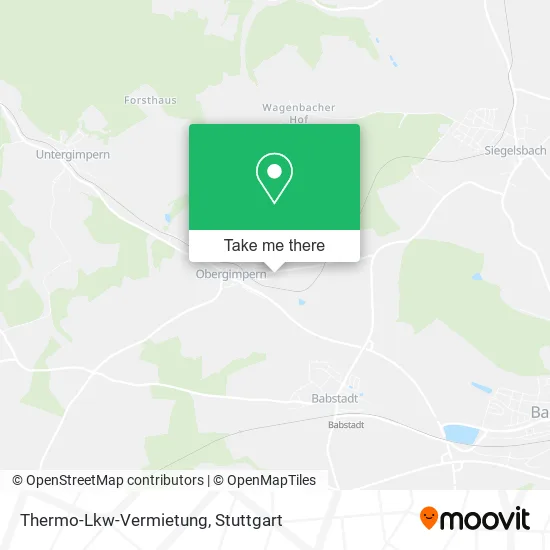 Карта Thermo-Lkw-Vermietung