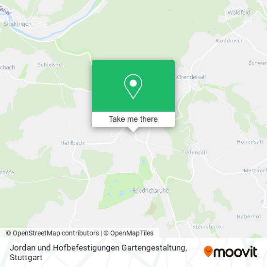 Jordan und Hofbefestigungen Gartengestaltung map