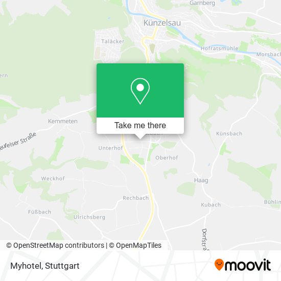 Myhotel map