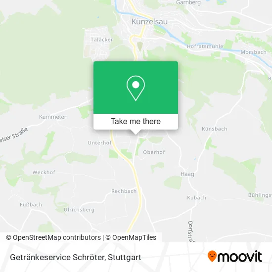 Карта Getränkeservice Schröter