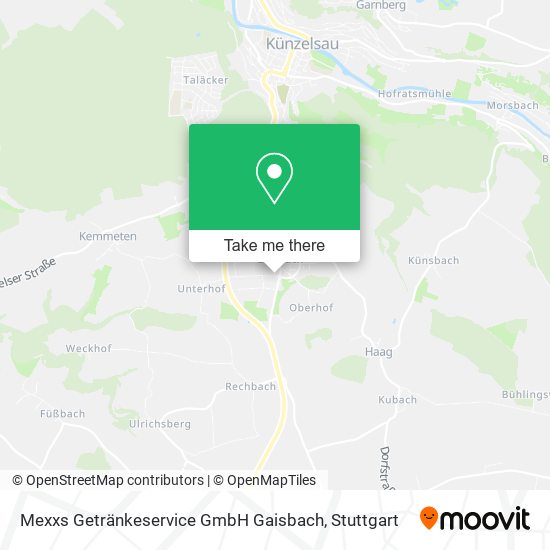 Mexxs Getränkeservice GmbH Gaisbach map