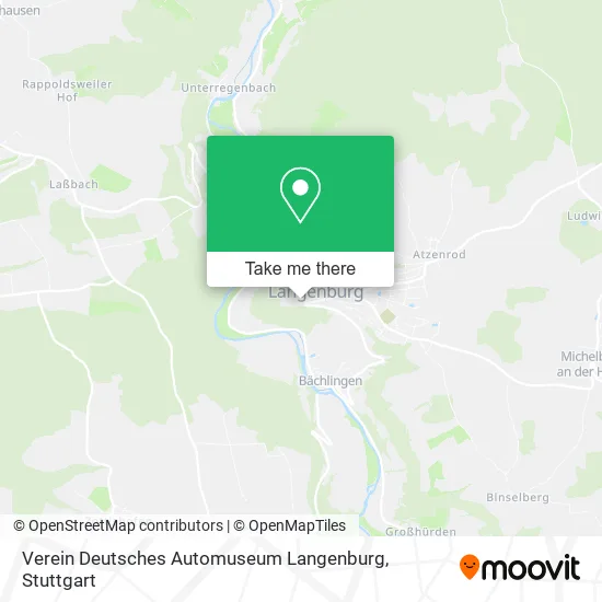 Карта Verein Deutsches Automuseum Langenburg