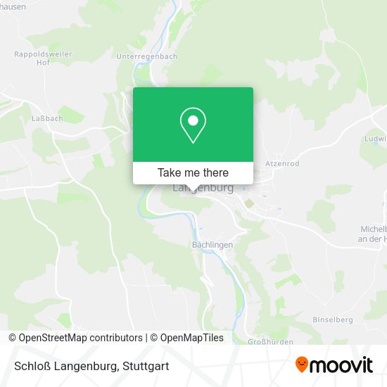 Карта Schloß Langenburg