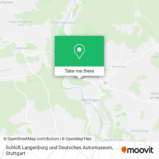 Schloß Langenburg und Deutsches Automuseum map