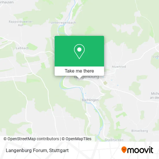 Карта Langenburg Forum