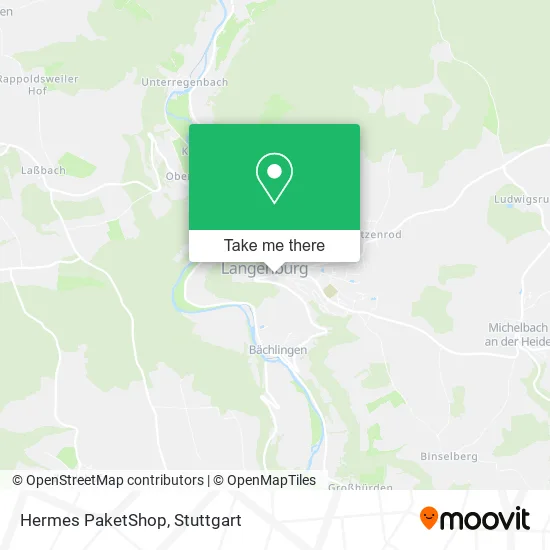 Карта Hermes PaketShop