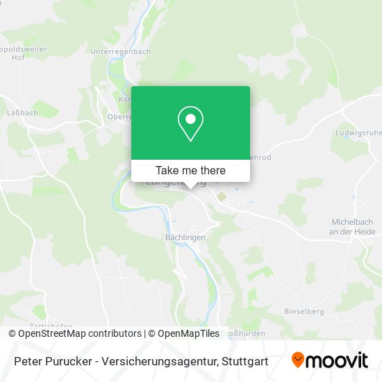 Peter Purucker - Versicherungsagentur map