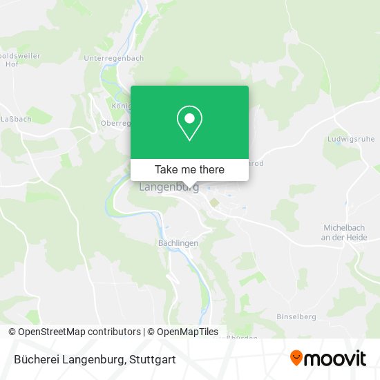 Bücherei Langenburg map
