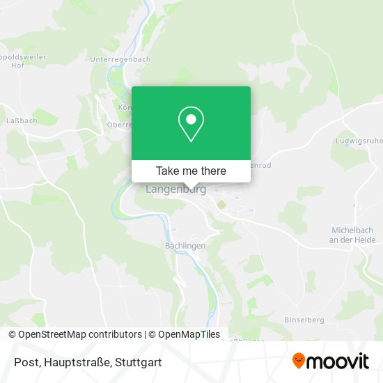 Post, Hauptstraße map