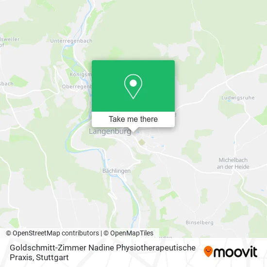 Карта Goldschmitt-Zimmer Nadine Physiotherapeutische Praxis
