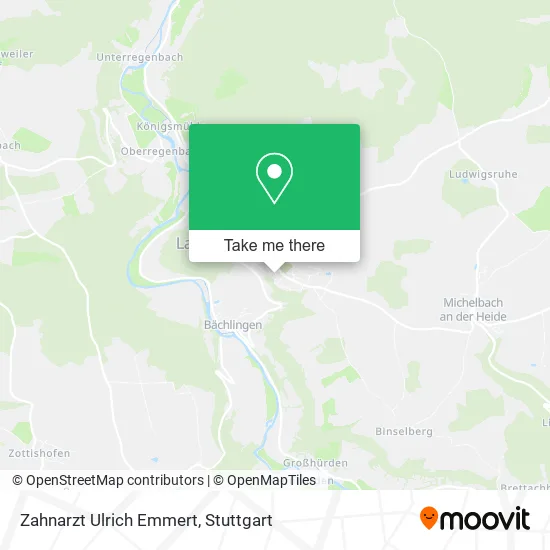 Карта Zahnarzt Ulrich Emmert