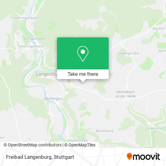 Карта Freibad Langenburg