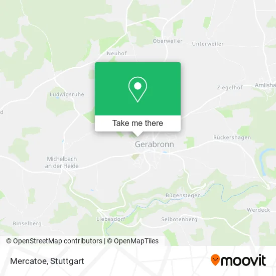 Карта Mercatoe