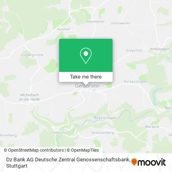 Карта Dz Bank AG Deutsche Zentral Genossenschaftsbank