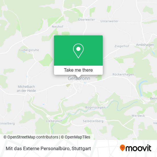 Карта Mit das Externe Personalbüro