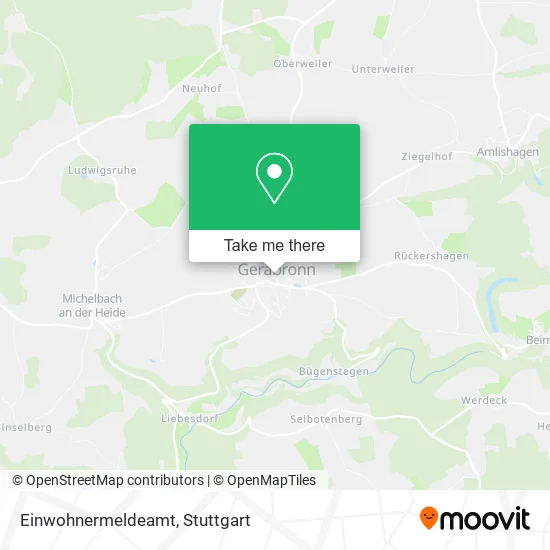 Карта Einwohnermeldeamt