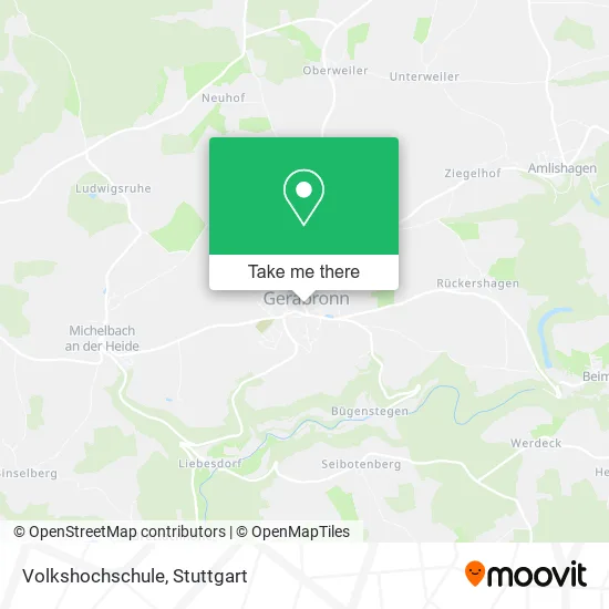 Карта Volkshochschule
