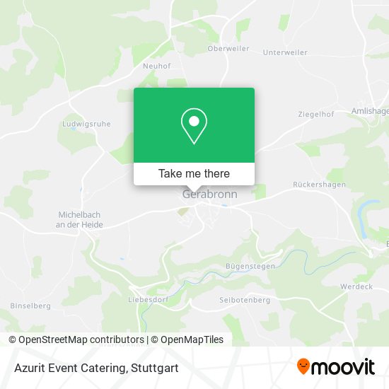 Карта Azurit Event Catering