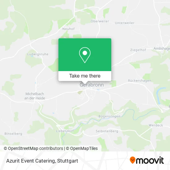Карта Azurit Event Catering