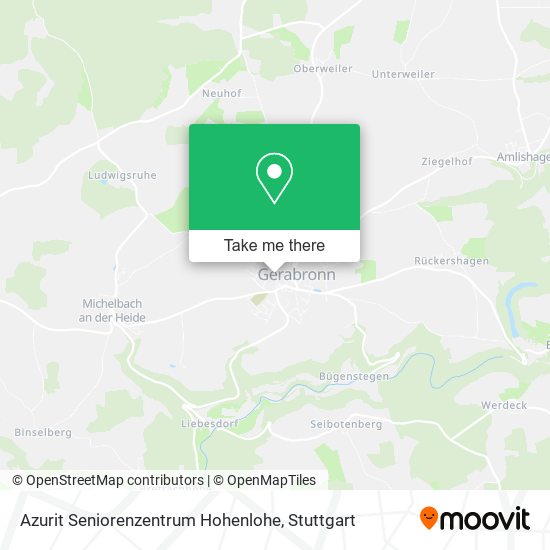 Azurit Seniorenzentrum Hohenlohe map
