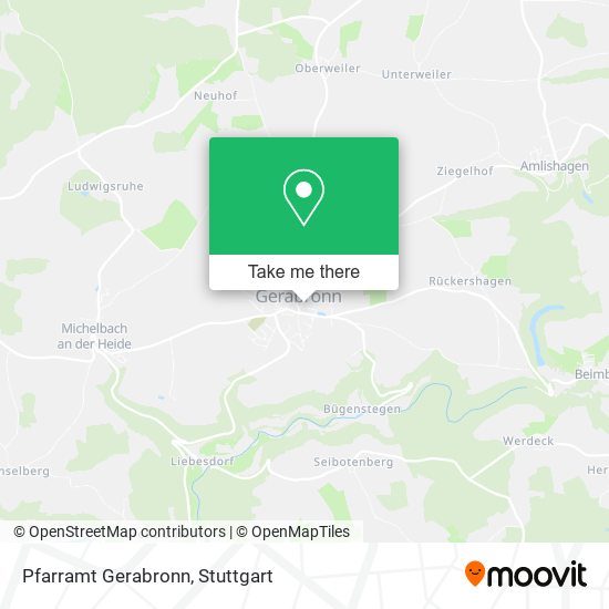 Карта Pfarramt Gerabronn