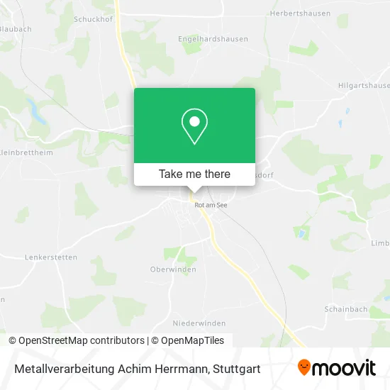 Карта Metallverarbeitung Achim Herrmann