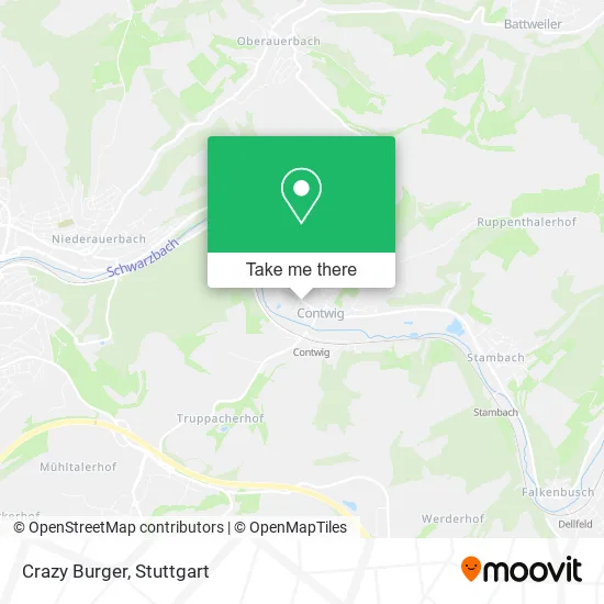Карта Crazy Burger