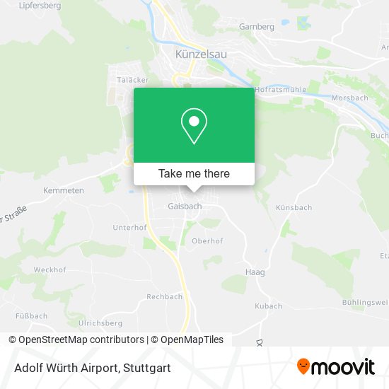 Adolf Würth Airport map