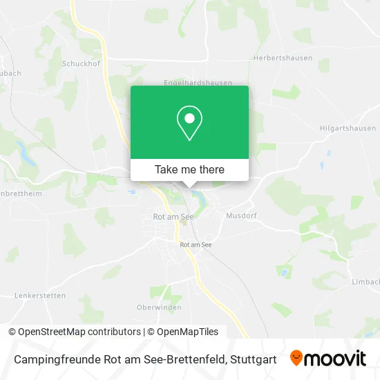 Карта Campingfreunde Rot am See-Brettenfeld