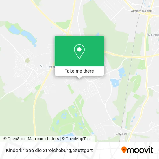 Карта Kinderkrippe die Strolcheburg