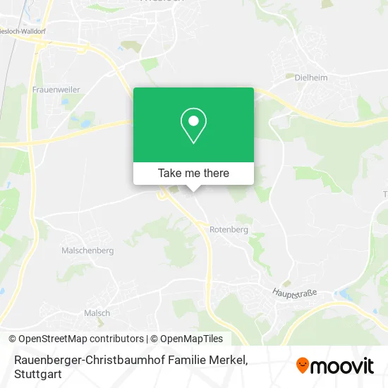 Rauenberger-Christbaumhof Familie Merkel map