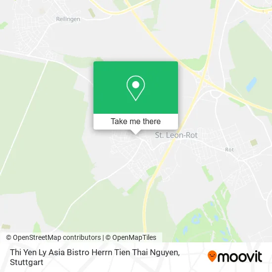 Карта Thi Yen Ly Asia Bistro Herrn Tien Thai Nguyen