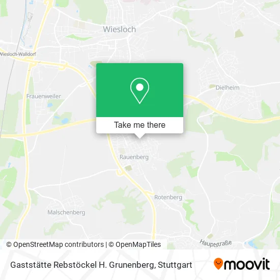 Карта Gaststätte Rebstöckel H. Grunenberg