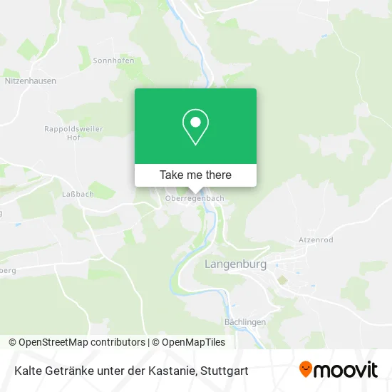 Карта Kalte Getränke unter der Kastanie