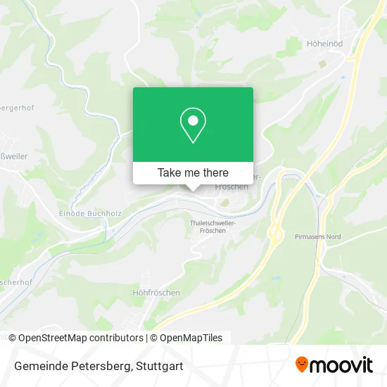 Карта Gemeinde Petersberg