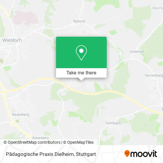 Карта Pãdagogische Praxis Dielheim