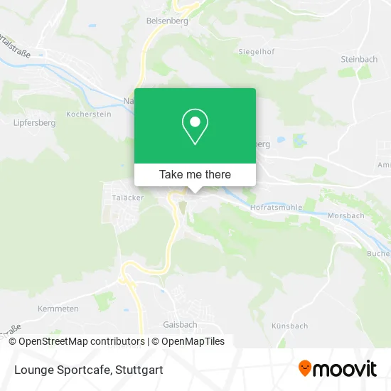 Карта Lounge Sportcafe