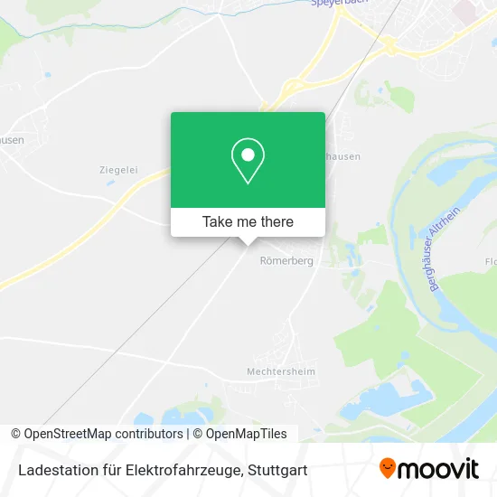 Карта Ladestation für Elektrofahrzeuge
