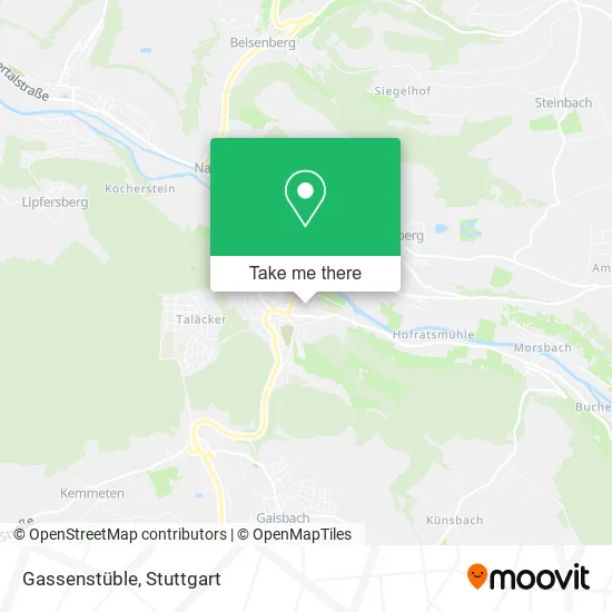 Карта Gassenstüble