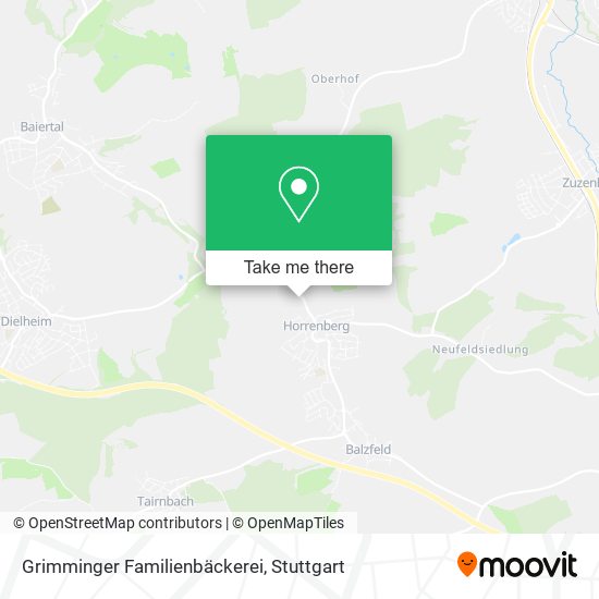 Grimminger Familienbäckerei map