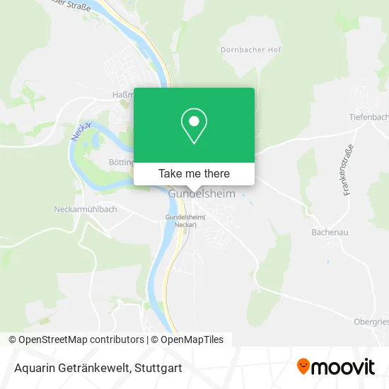 Карта Aquarin Getränkewelt