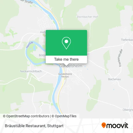 Карта Bräustüble Restaurant
