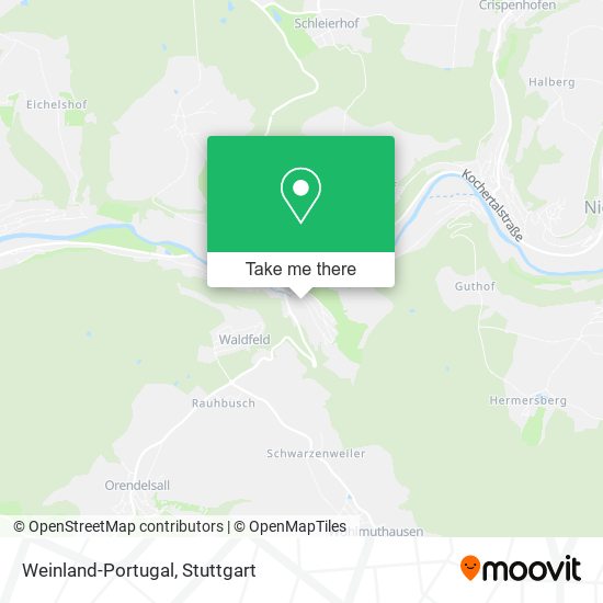 Карта Weinland-Portugal