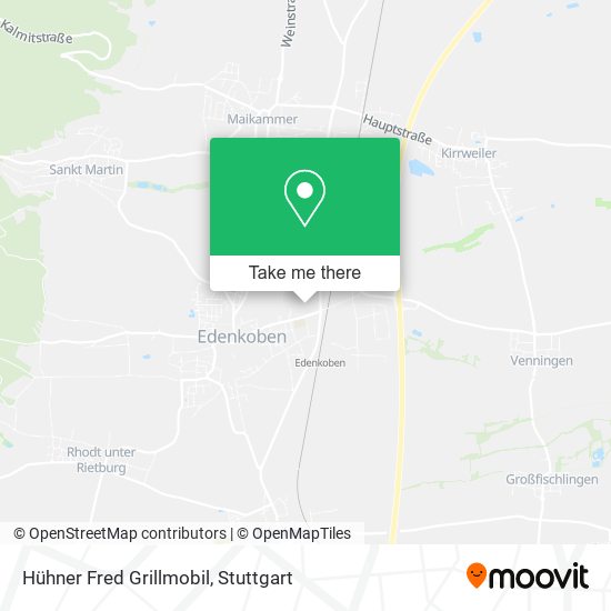 Hühner Fred Grillmobil map