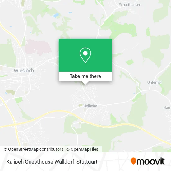 Карта Kalipeh Guesthouse Walldorf