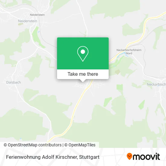 Карта Ferienwohnung Adolf Kirschner