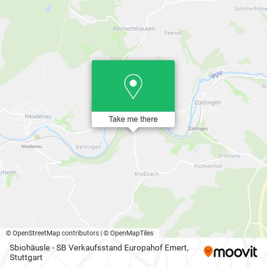 Sbiohäusle - SB Verkaufsstand Europahof Emert map