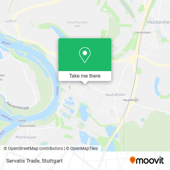Servatis Trade map