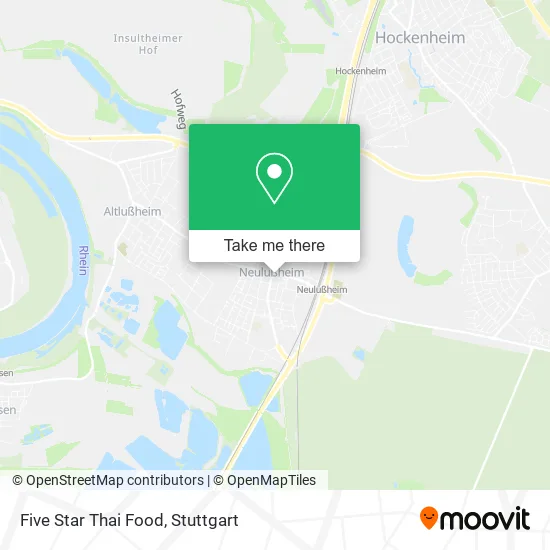 Карта Five Star Thai Food