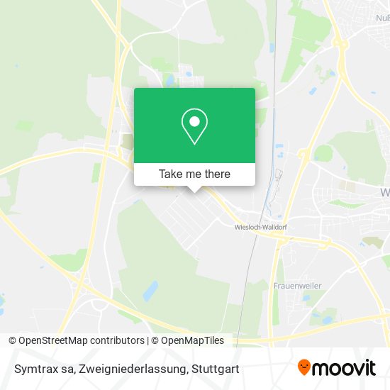 Symtrax sa, Zweigniederlassung map